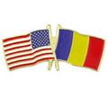 USA & Romania Flag Pin